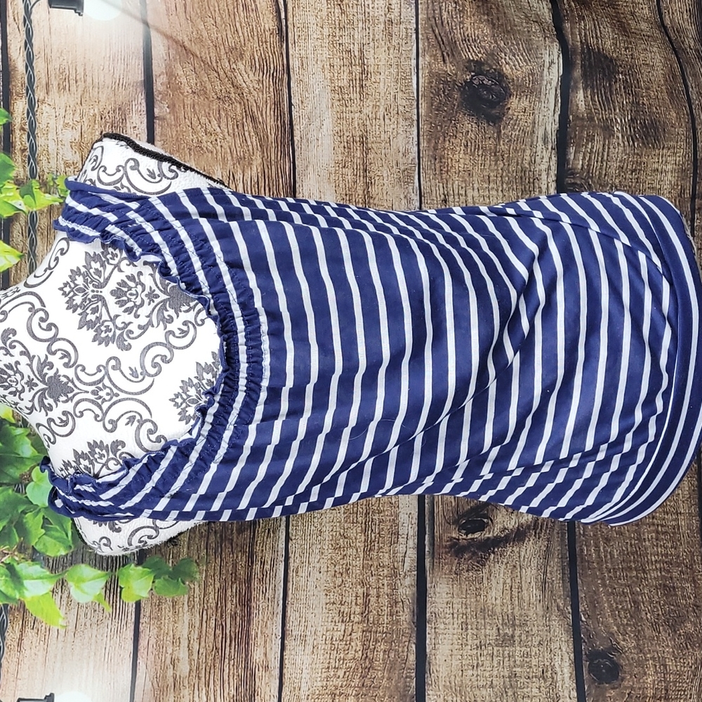Striped Ruffle Top - Picture 3 of 4